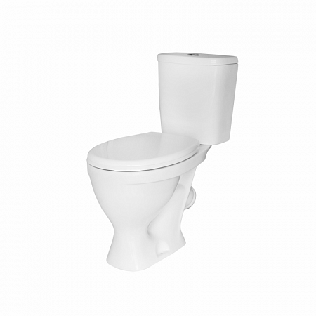 Унитаз-компакт Формат Стандарт ниж/подвод полипропилен Sanita WC.CC/Format/1-P/WHT.G/S1