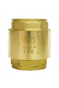Клапан обратный пружинный STI 20 (латунное уплотнение)