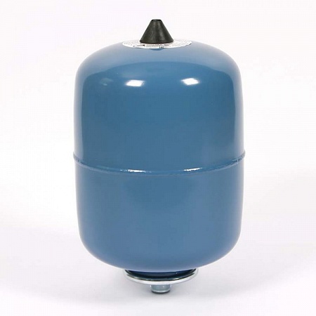 Мембранный бак DE 18 для водоснабжения вертикальный (цвет синий)