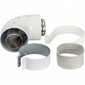 Элемент дымохода DN60/100 адаптер для котла угловой 90° коаксиальный (совместимый с Vaillant, Protherm ) Элемент дымохода DN60/100 адаптер для котла угловой 90° коаксиальный (совместимый с Vaillant, Protherm )