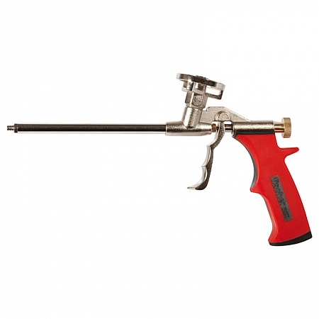 Пистолет для монтажной пены FOAM GUN металлический (тефлоновая дозирующая игла)